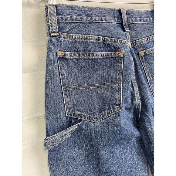 Abercrombie & Fitch Women 30 Jeans Slouchy Carpenter Utility Mid Rise Baggy NEW - Picture 16 of 16